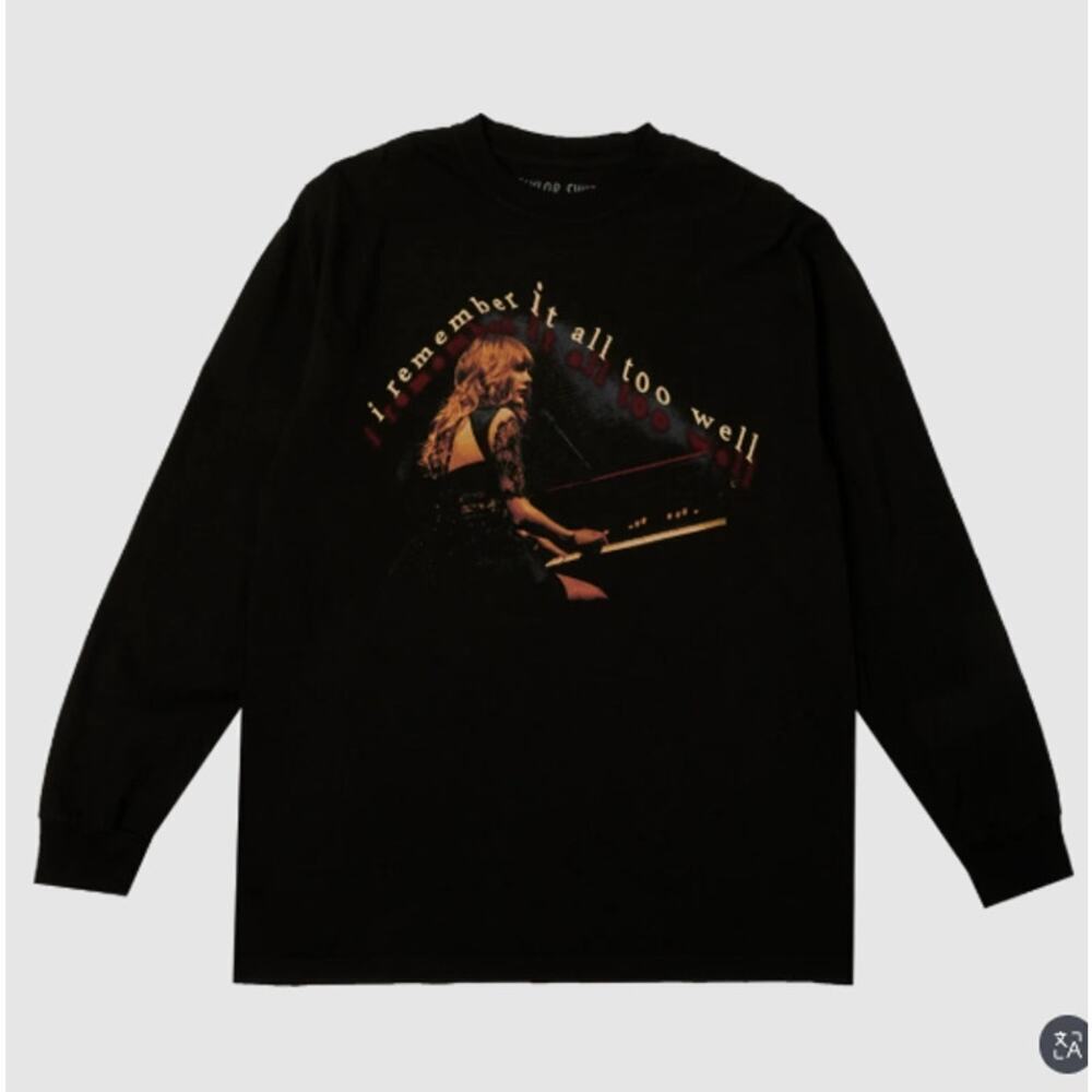 Taylor Swift Remember It All Too Well Long Sleeve  Limited Edition Shirt Black M